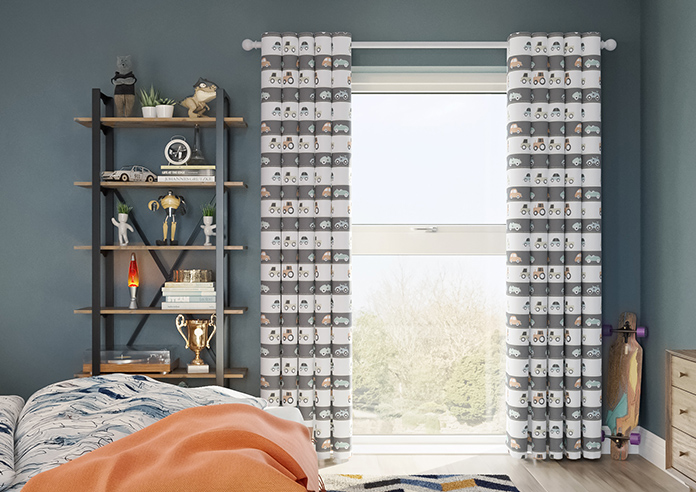 Brum Brum, Vintage - Made to Measure Curtains - Image 3